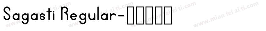 Sagasti Regular字体转换